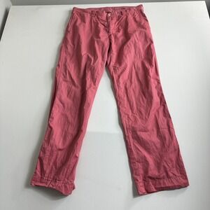 Vintage Polo Ralph Lauren Suffield Pants Men Size 34x32 Pink Chino Casual Preppy